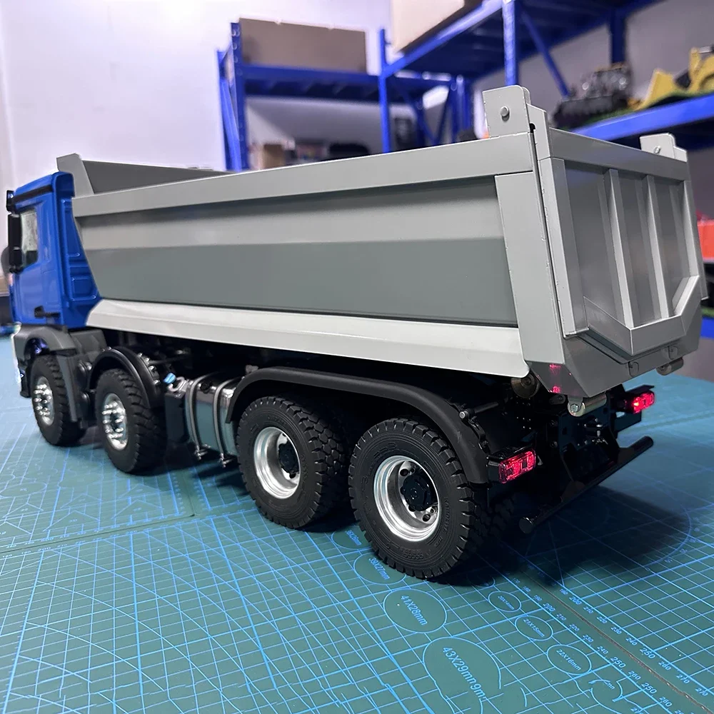 RC 1/14 Hydraulic Dump Truck Model K3366 8×8 All Wheel Drive with Sound and Light Group KABOLITE RTR Model HuiNa Model Presale 5