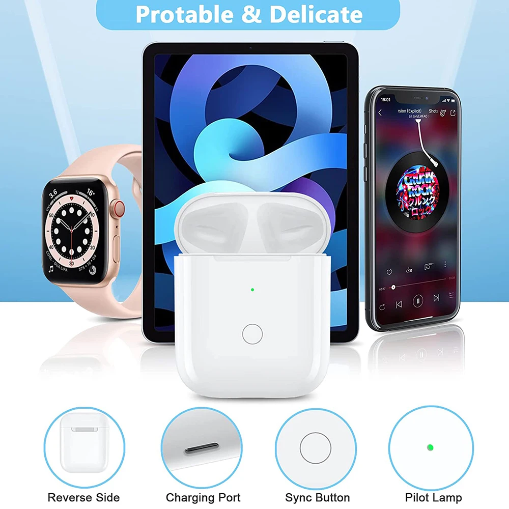 【Upgraded Pairing Sync Button Design】 Bluetooth pairing sync button