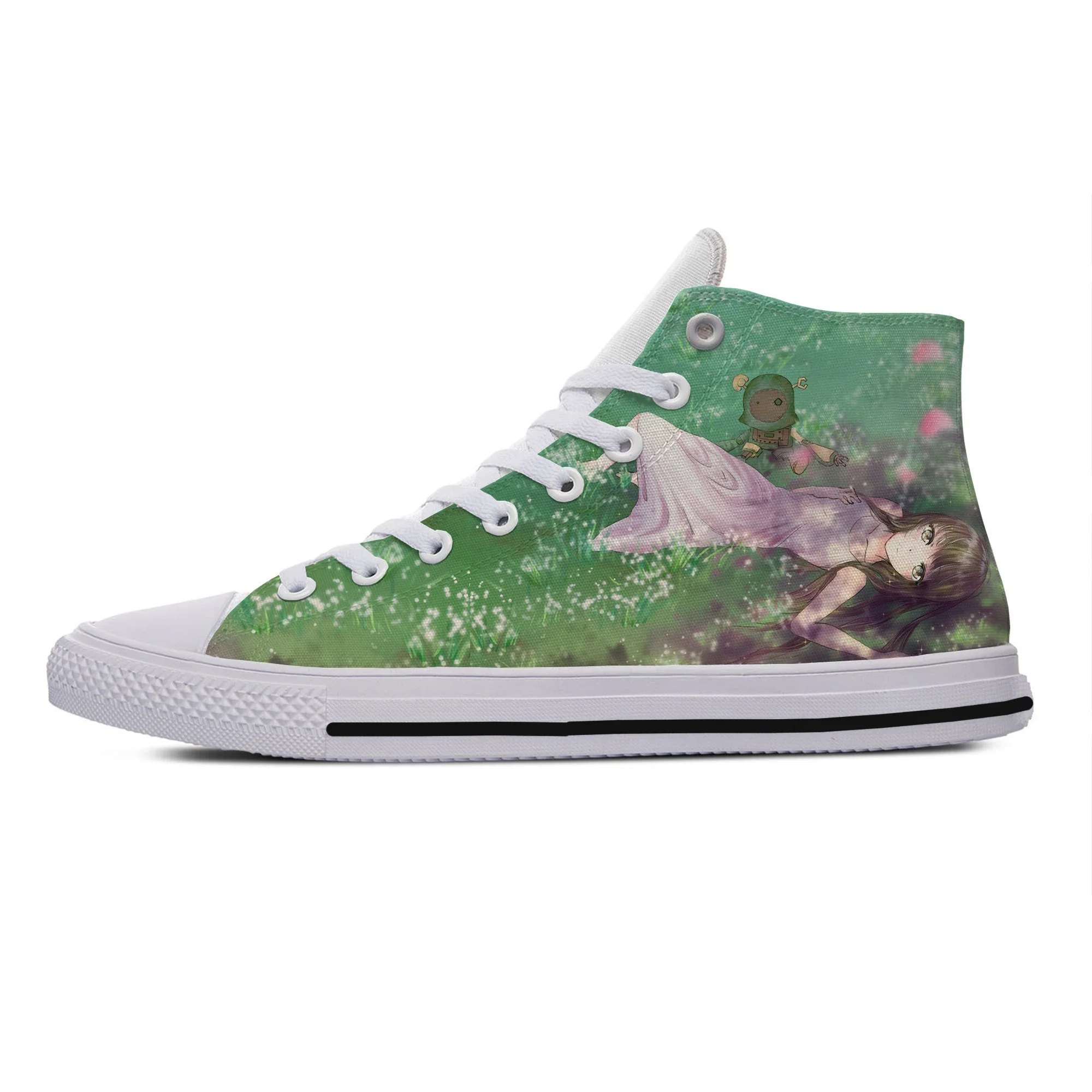 Hot Cool Fashion Summer Sneakers Casual Shoes Men Women Anime Clannad After Story Kawaii Cute Classic High Help Board Shoes