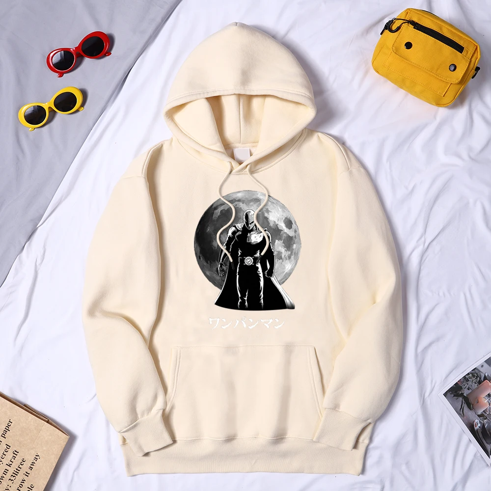 

Hoodies Male Cool Anime One Punch Man Retro Cartoon Character Pullovers For Men Street Fashion Hoody Fleece Mens Pullover