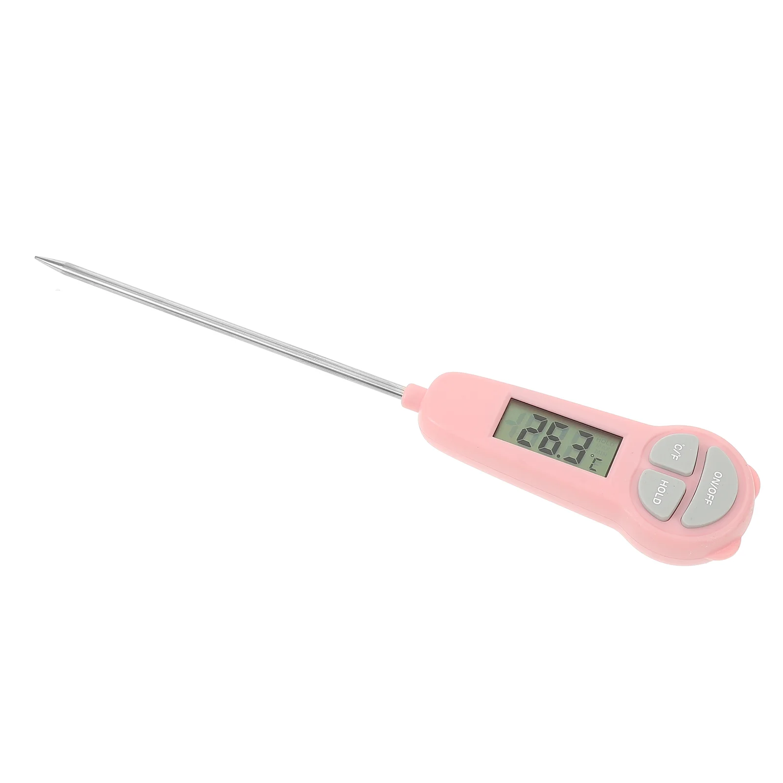 

Digital Meat Thermometer Food Cooking Waterproof Instant Read Meat Temp Guide Kitchen Gadgets Pink
