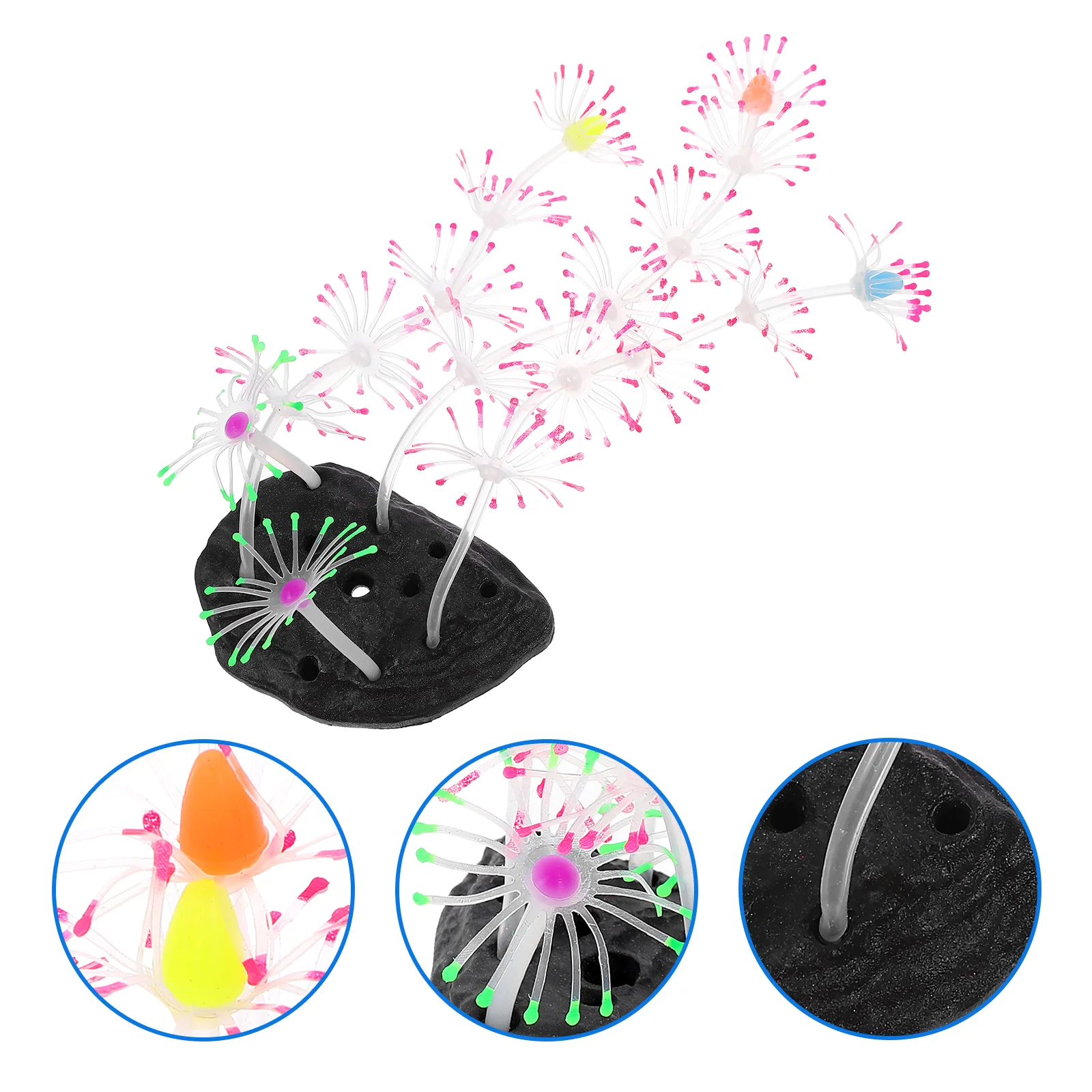 

Glowing Artificial Coral Fish Tank Glowing Artificial Coral Fluorescence Coral Ornament