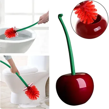 Scopino per wc scopino per la pulizia della toilette Set di scopino per wc a parete con setole morbide in plastica strumento per la pulizia del bagno della casa 1