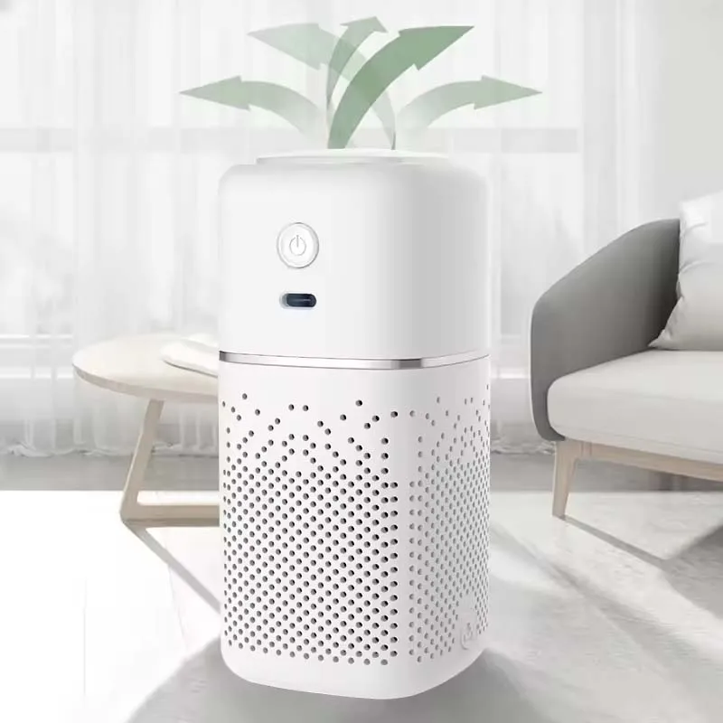 Portable Usb Plug-In Negative Ion Car Air Purifier Small Car Purifier Negative Ion Filter Purifies The Air