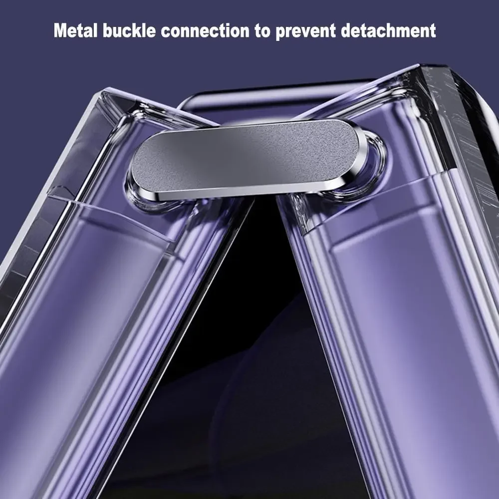 Clear Shockproof Bumper Hard Case with Screen Protector Film