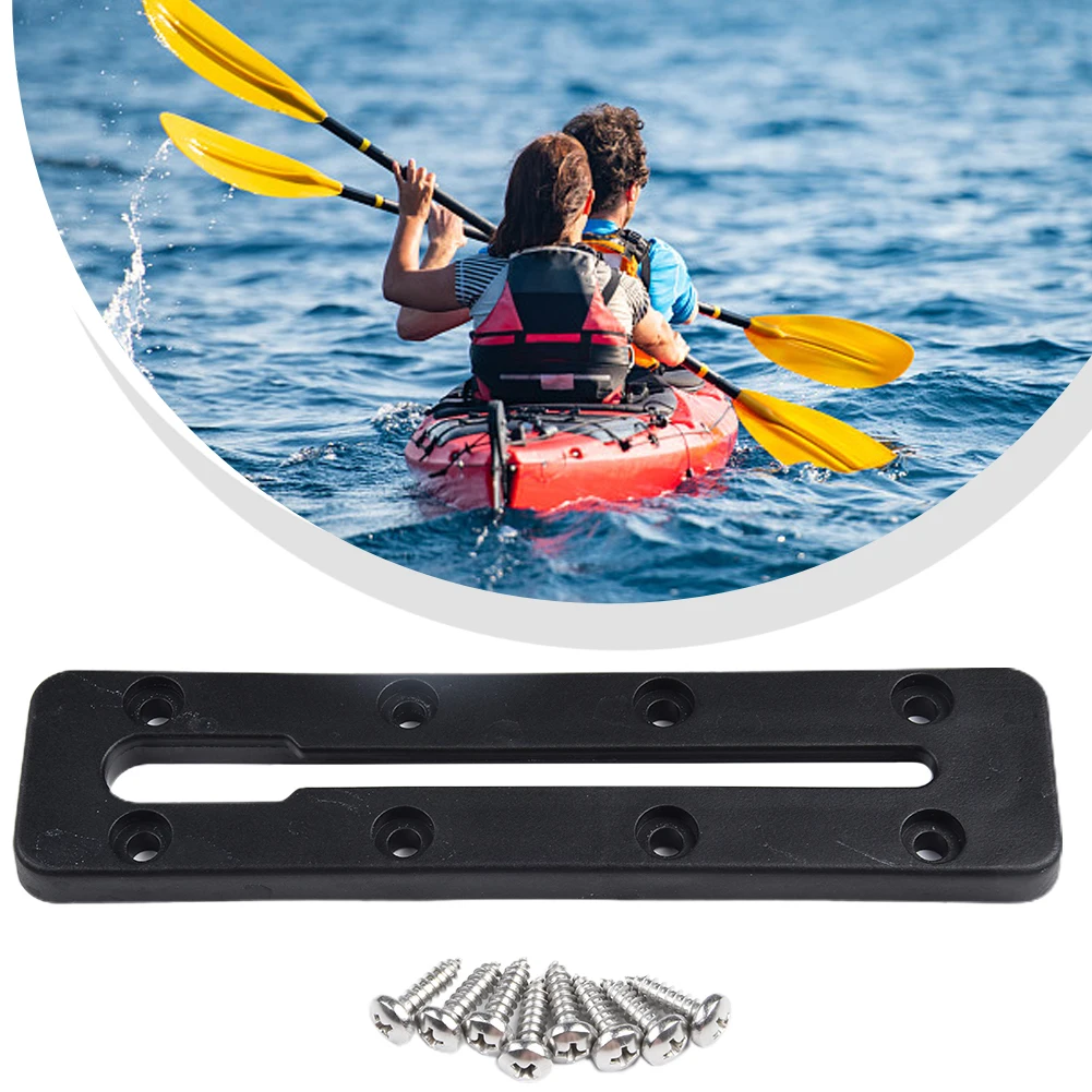 

Kayak Rail Bracket Accessories Plastic Guide Rail Fishing Rod Bracket Mounting Base Bracket Slide Track Rails Brackets Boat Part