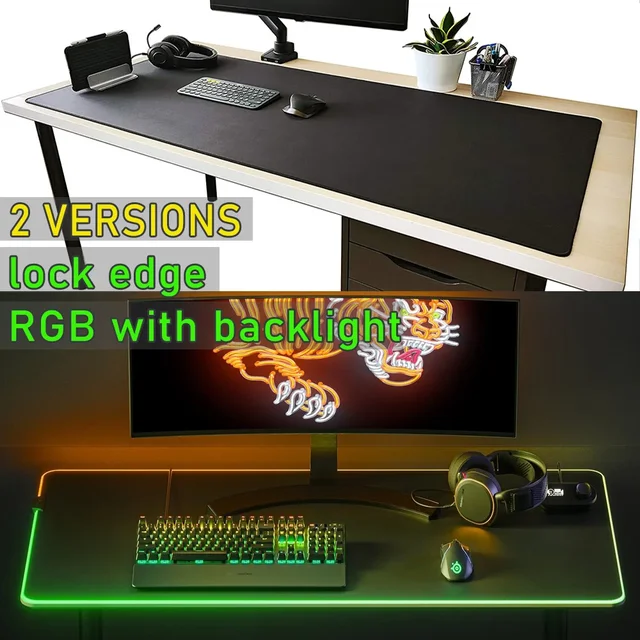 거대한 게임 영역의 열쇠: 커스텀 디자인 마우스 패드 RGB