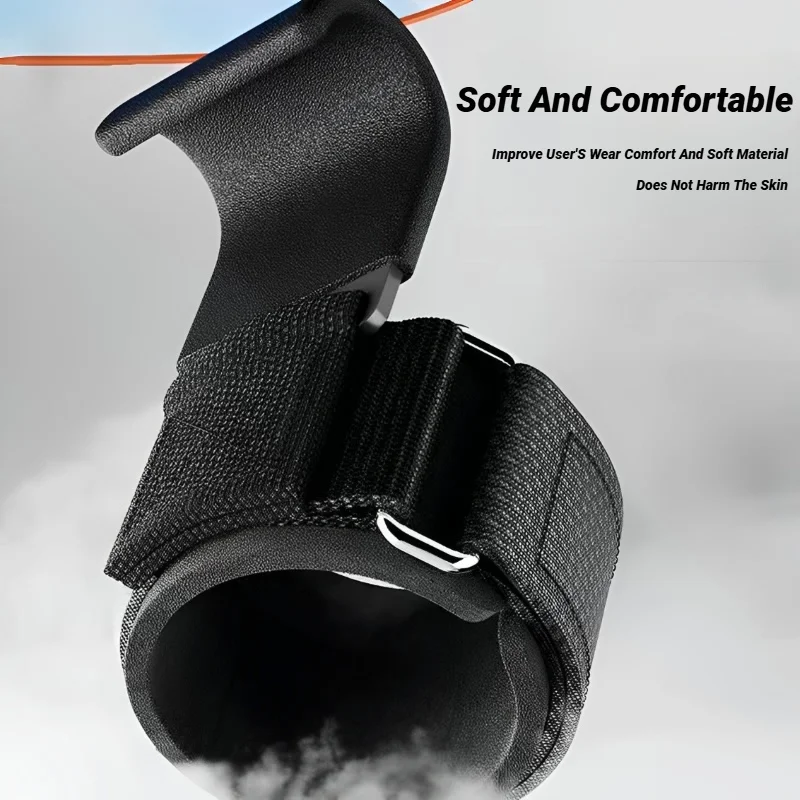 Non-Slip Weight Lifting Hooks for Deadlift, Squat, Weightlift