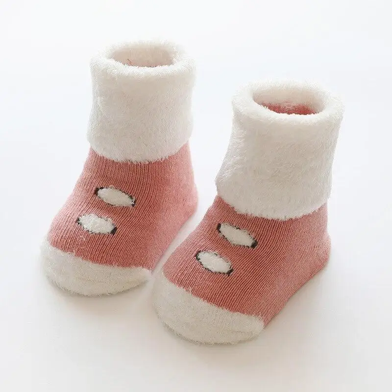 Winter Thicken Newborn Baby Socks Toddler Baby Girls Boys Socks Anti Slip Soft Baby Floor Socks Warm Clothes Accessories