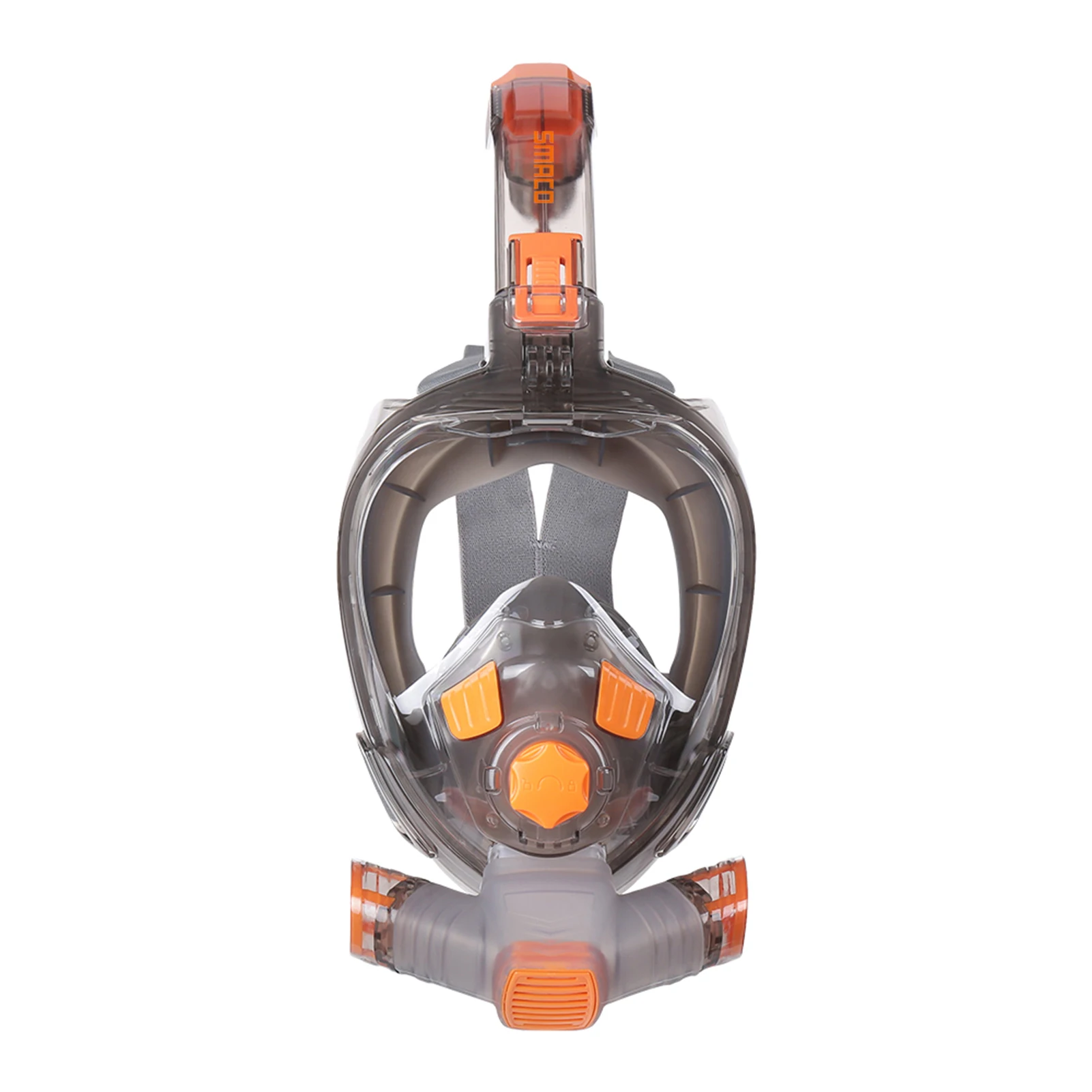 

SMACO M8038 Snorkel Full Face Cover with Foldable Dry Snorkel Tube Anti-Fog Anti-Leak Snorkeling Mask Face Cover Diving Mask