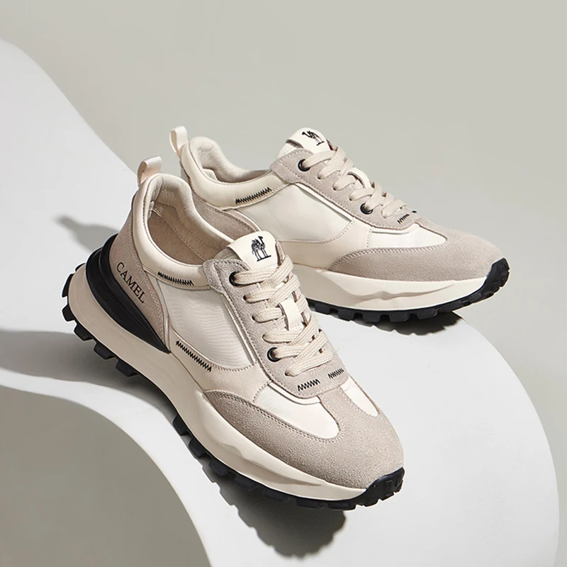 GOLDEN CAMEL Outdoor Casual Shoes Comfortable Breathable Sneakers Thick-soled Sports Running Forrest Shoes for Men 2023 Summer - Image 3