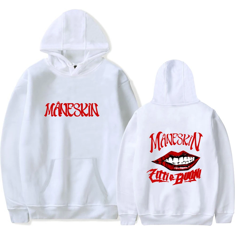 

Толстовка Maneskin, спортивный костюм унисекс с длинным рукавом, женская и мужская верхняя одежда, уличная одежда в стиле Харадзюку, модная одежда