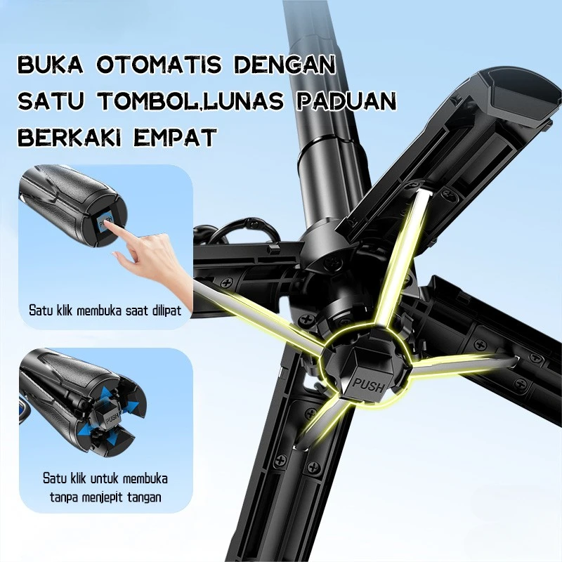 Selfie Stick LISCN P15 Selfie Stick Mini Extendable Phone Grip Tripod Remote Control Mini Phone Grip Shooting Vlogging Video