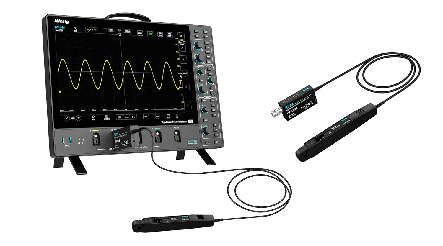 High Frequency AC/DC Current Probe CP503B CP1003B Micsig High precision Oscilloscopes Current Probe Bandwidth DC~50MHz /100MHz oscilloscope probe