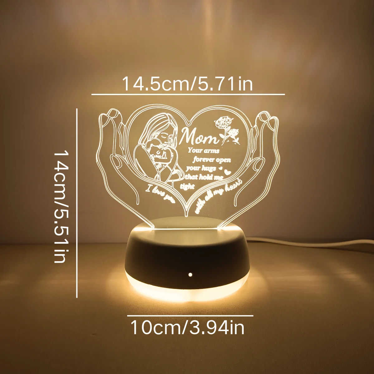 3D Illusion LED Lamp home décor light