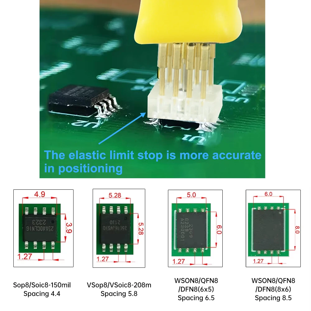 Sop8 Wson Chip Download Burn Write Probe Spring Needle Optional SOP8 ...