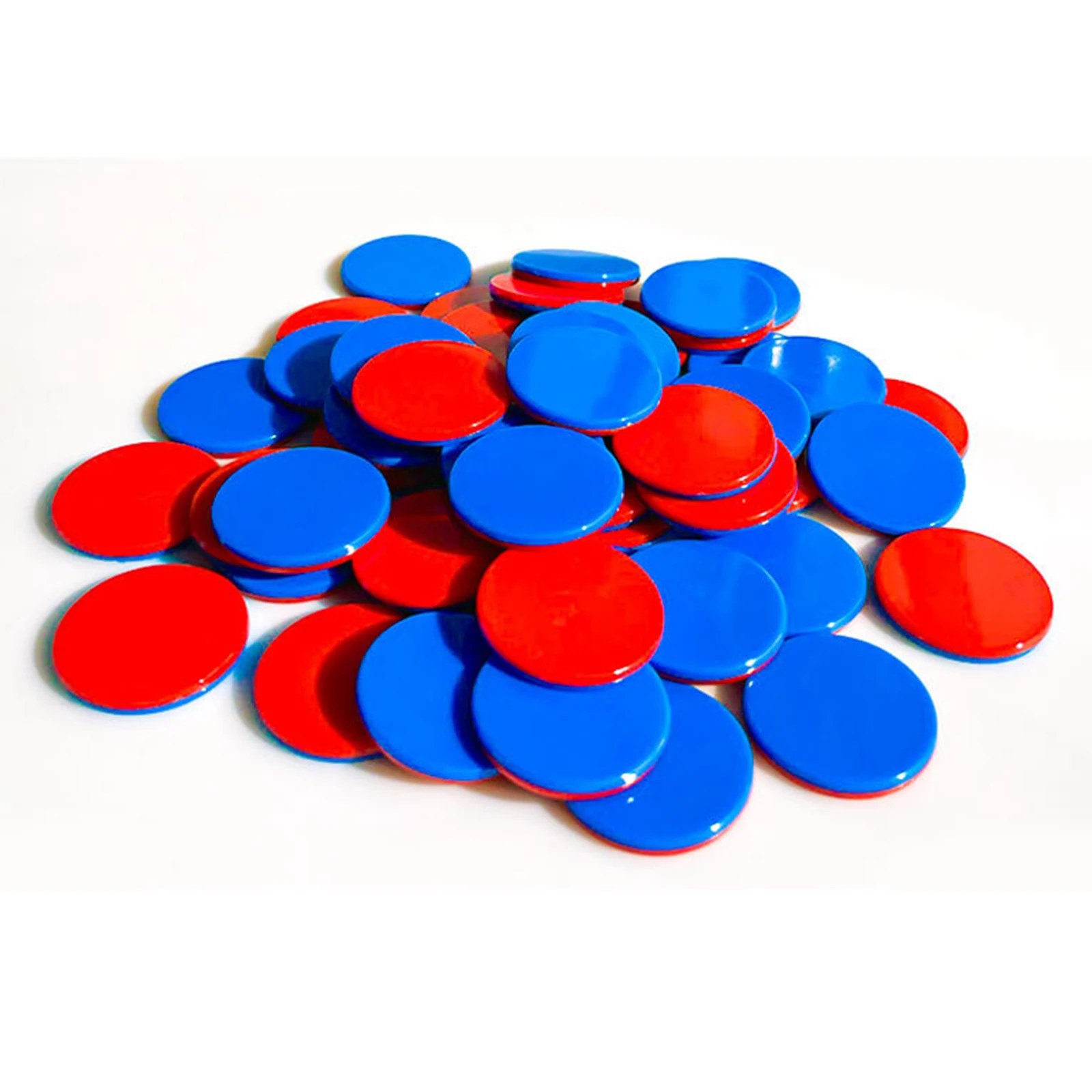 40pcs Cognitive Disc Mathematics Learning Chips Math Learning Coins  Counting Coins Children Math Counters Math Learning Counters Counting Chips  Double