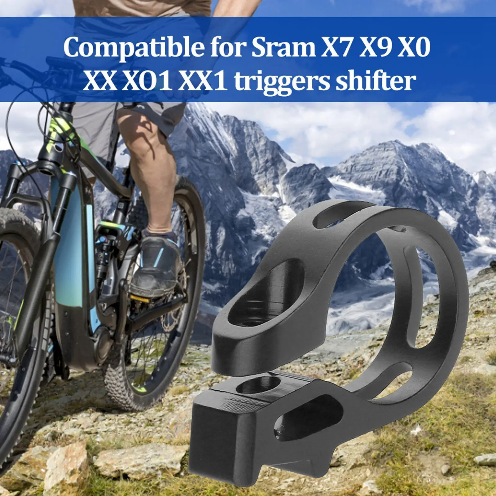 Aluminum Alloy Shifter Clamp 22mm Shifter Brake Cable Fixed Clamp Bike for x7 X9 X0 XX XO1