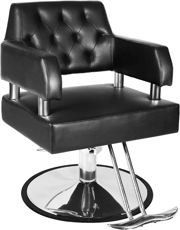 Polar Aurora Barber Chair Salon Chair for Hair Stylist with
