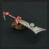 World of Warcraft Weapon Ashbringer Morgraine 18cm Diamond Inlay Metal Anime Game Katana Samurai Sword Crafts Gift Toys Weapon 3
