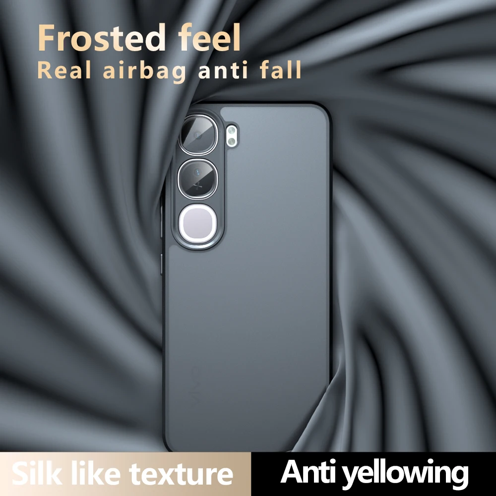 Luxury Matte Armor Transparent Acrylic Phone Cover