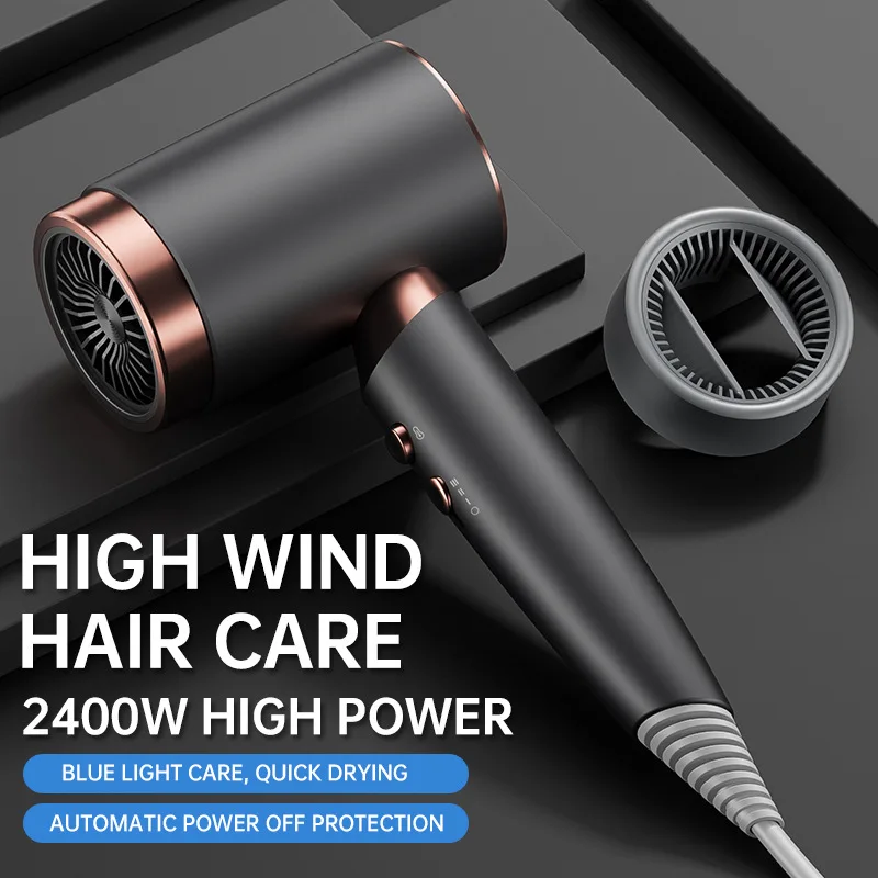 New Product: Quick Drying Hair Dryer, Hair Salon Specific High-Power Constant Temperature Blue Light Hair Care Hair Dryer, EU/US 6
