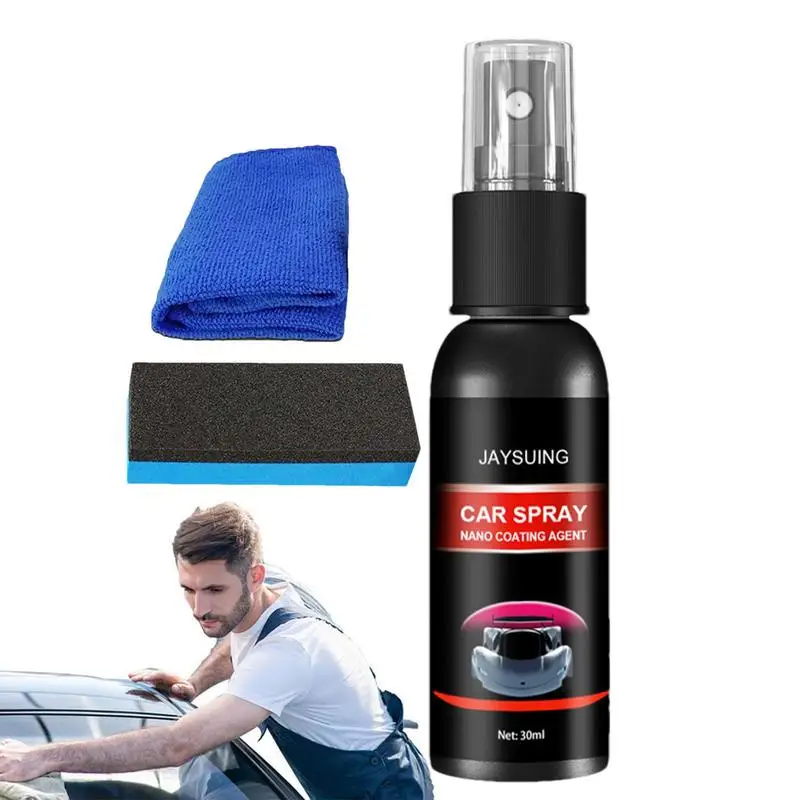 

Car Coating Spray Paint Polish Wax Anti Rain Car Care durable Automotive Scratch Repair Nano Spray Hydrophobic Liquid Polymer