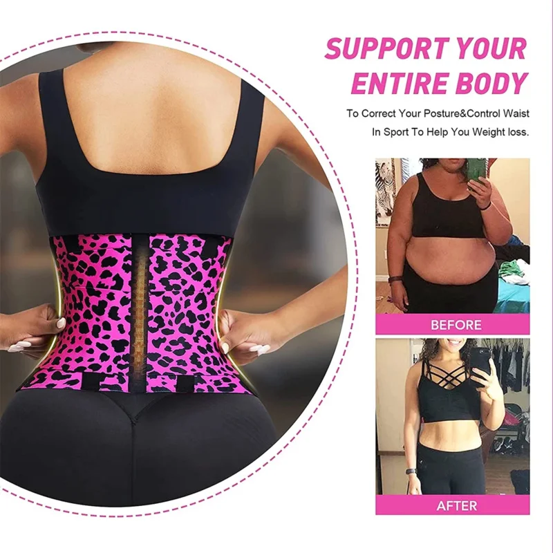Sweat Waist Cincher Women's Tummy Control Waist Trainer & Sweat Belt - Workout Corset Shapewear For Weight Loss & Postpartum Weight Loss Belt