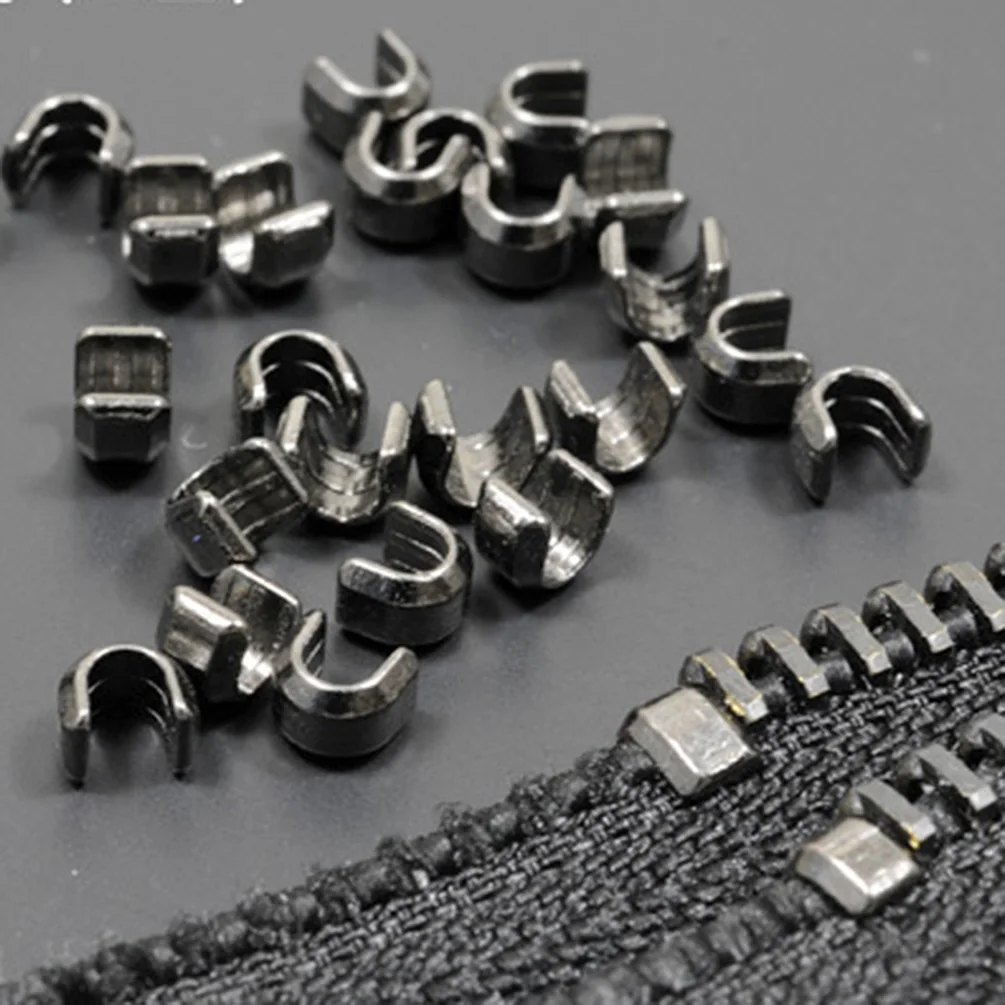 Zipper Accessories 20PC No. 8 Zipper Top Stop U-front DIY Handmade Clothing