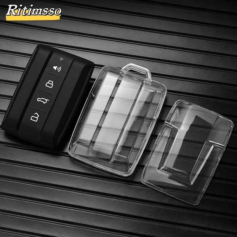 Premium Soft TPU Car Remote Key Fob Case Cover Protector - Durable Car Accessory