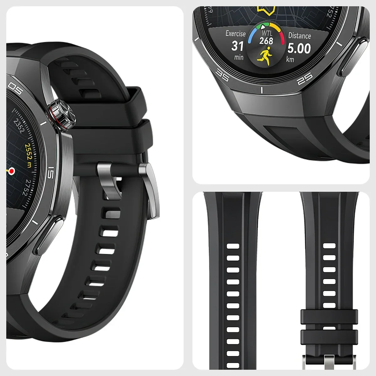 Sport Silicone Watch Band - Replaceable Bracelet Accessory