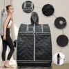 Portable sauna Folding Steam Sauna SPA Room Tent Box with Steamer One Person Weight Loss Full Body Slimming 사우나 3