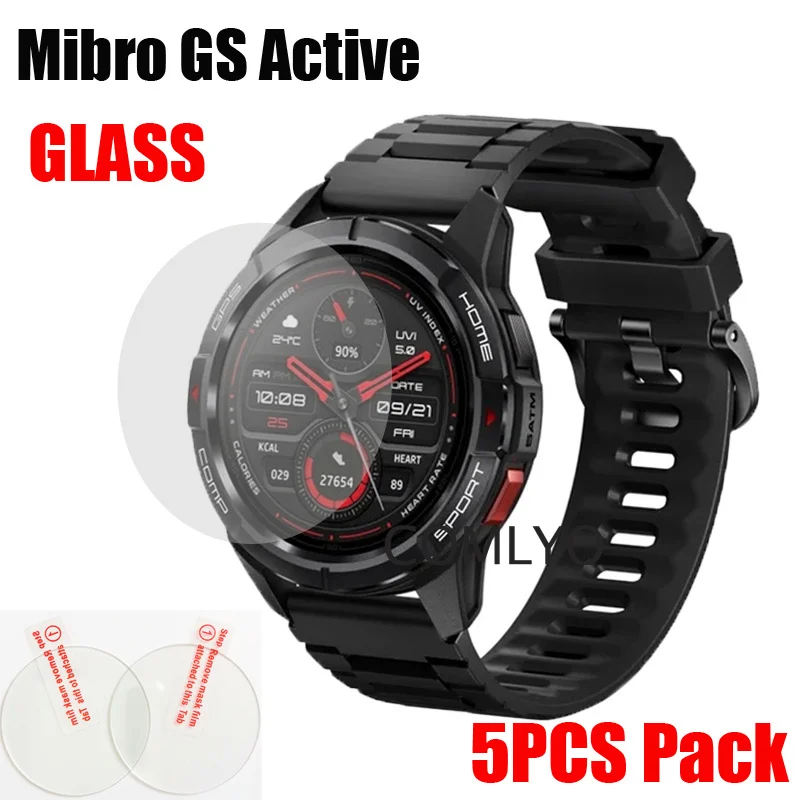 

5 шт., защитное закаленное стекло для смарт-часов Mibro GS Active 9H 2.5D