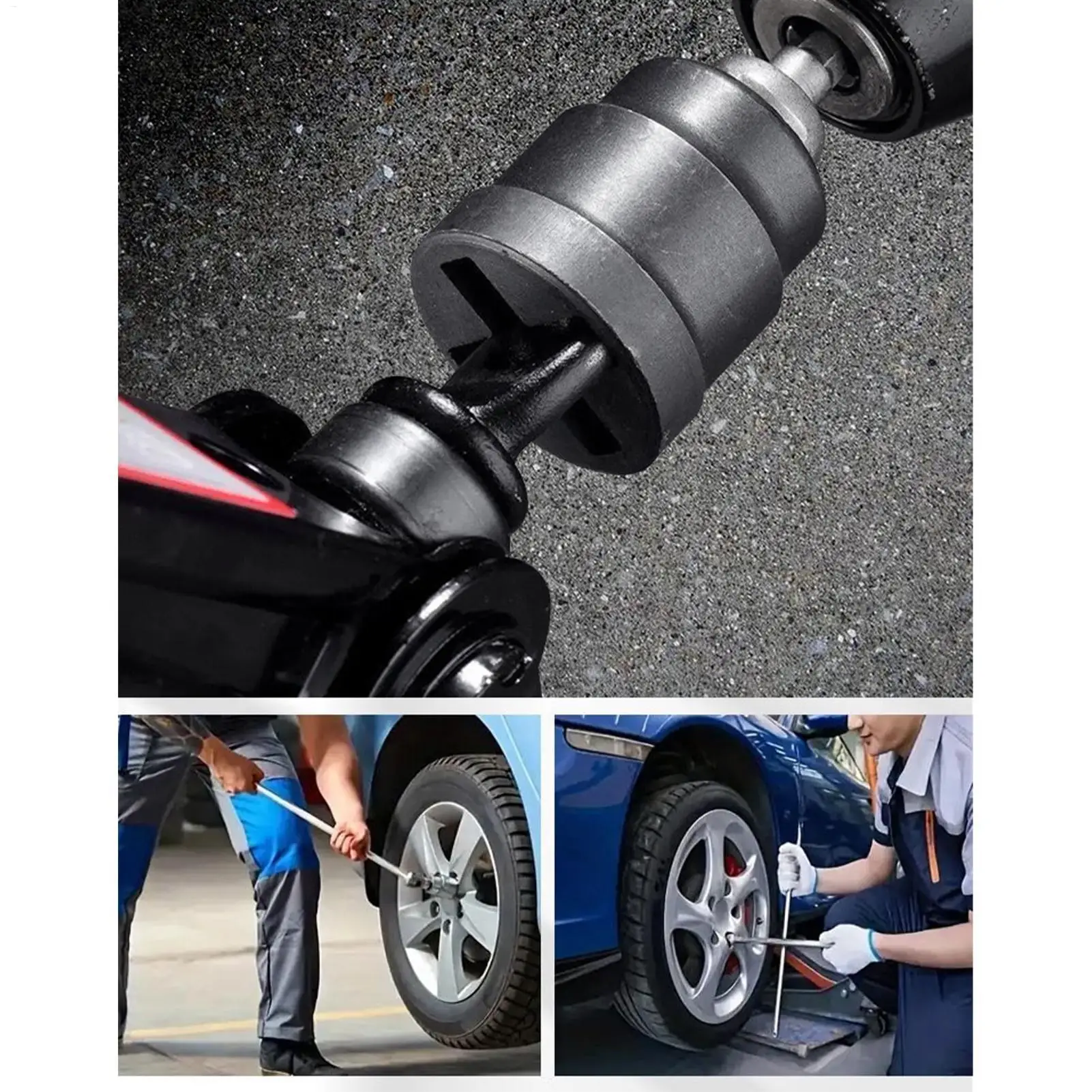 car Jack socket electric drill socket wrench electric wrench tire removal socket labor-saving quick disassembly jack adapter