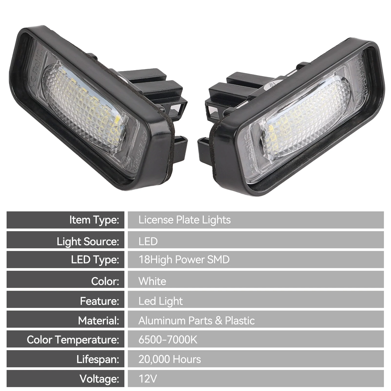LED ̼ ȣ ,  ĵ   , ޸  S Ŭ AMG W220 1999-2005 12V  MA2208200356, 2 