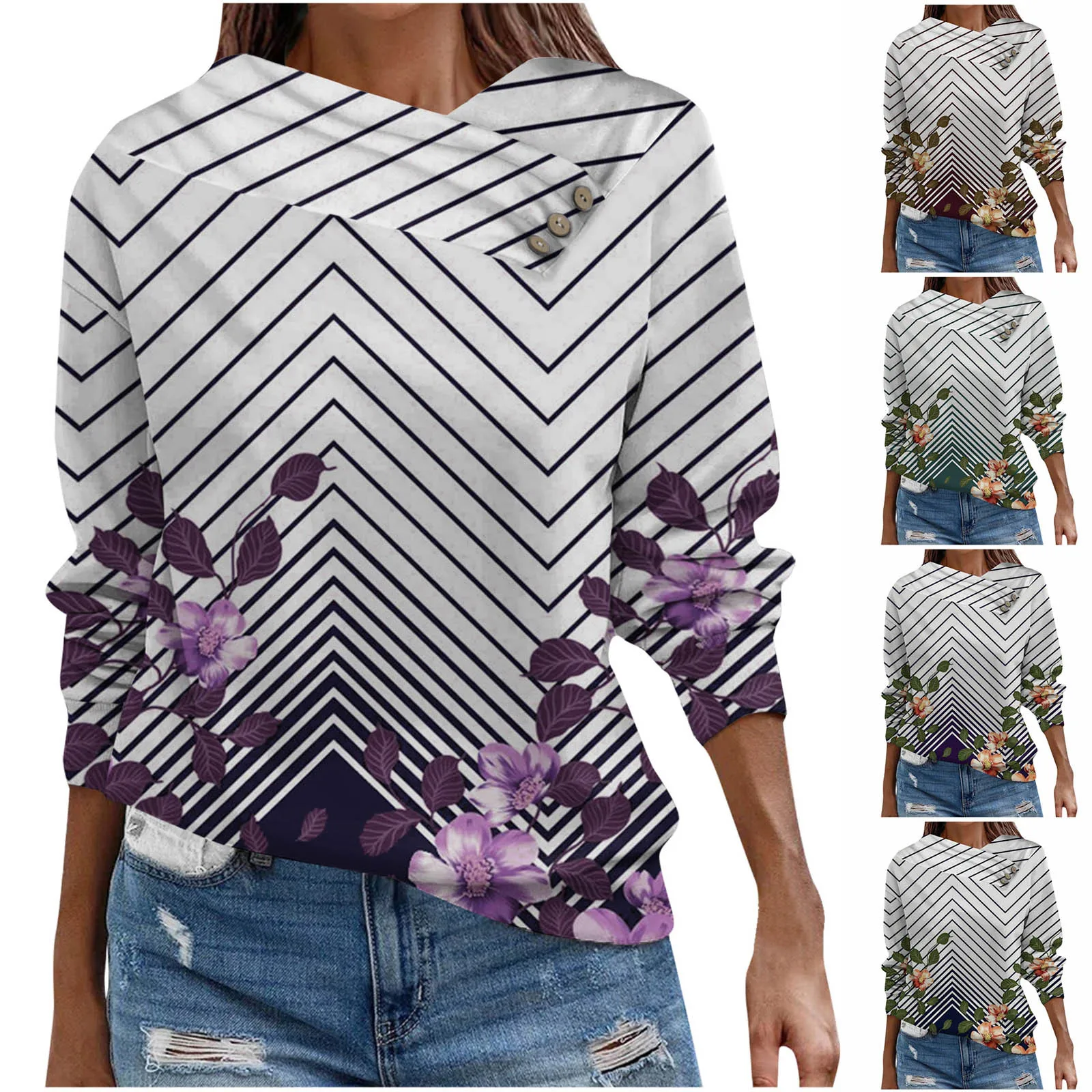 

Hoodies For Women Sweatshirts Fleece Casual Long Sleeve The Collar Of The Sweatshirt Has A Button Roupas Femininas Frete GráTis