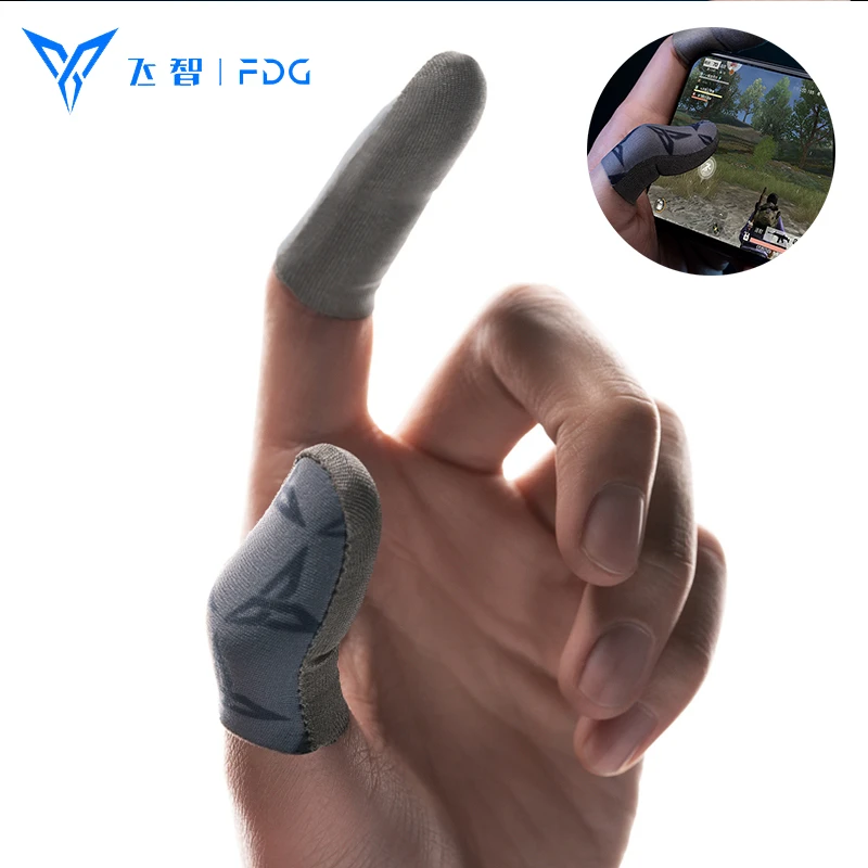 New Flydigi Silver P1 Sweat-Proof Finger Sleeve Mobile Phone Tablet PUBG Game Touch Screen Sensitivity Ultra-thin Finger Sleeve