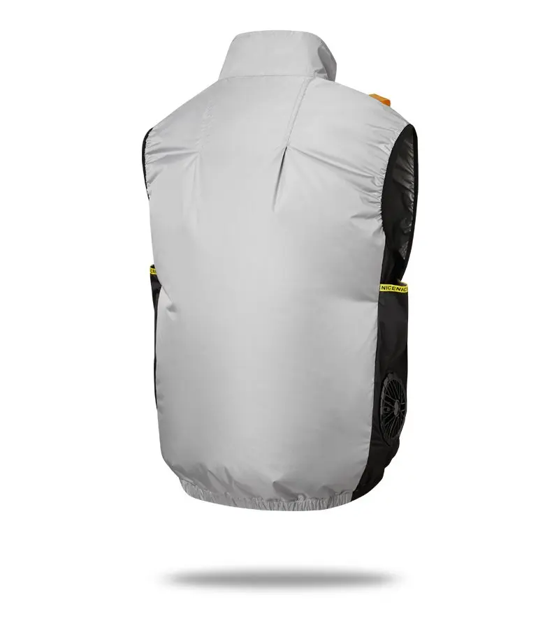 Kühlende Ventilator-Klimaanlagenweste, leichte Sonnenschutz-Windbreaker-Weste, Outdoor-Sport-Angel-Arbeitsjacke für Herren und Damen – Detail 19