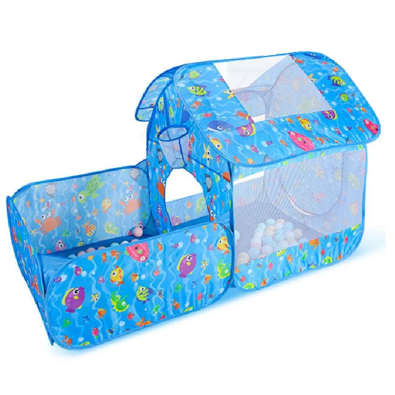 Portable Children's Game Tent Indoor Outdoor Kid Dry Ball Pool Playground Toy New Style Toddler Play House Tent Without Ball 5
