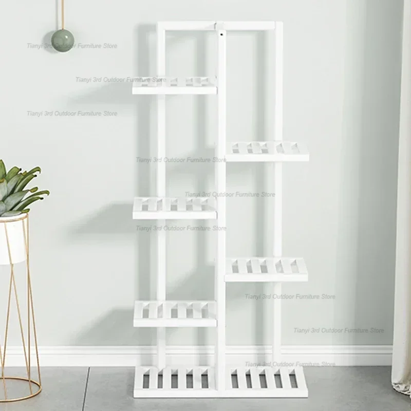 Plant Stand Wooden Flower Shelf Nordic Living Room Plant Shelves Flower Shelf Wooden Shelf Indoor Plant Shelves Balcony Garden Furniture Soporte De Plantas FYPS