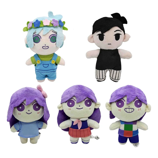 8.3'' Omori Plush Doll Realistic Restoration Smooth Tactile Stuffed Figure  Cartoon Cosplay 