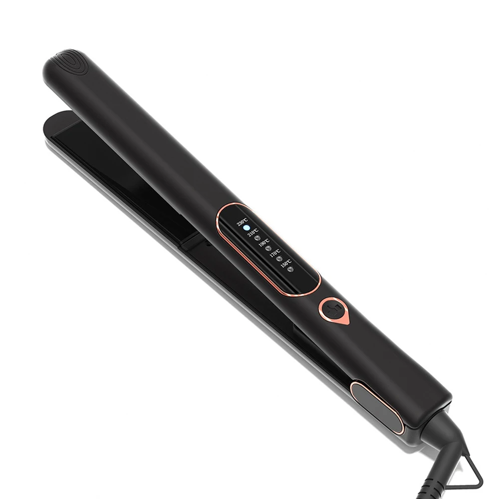 

2 in 1 Hair Straightener Curler Infrared Ceramic Flat Iron Fast Heating Straightening Irons LCD Display Perm Tools Dual Voltage