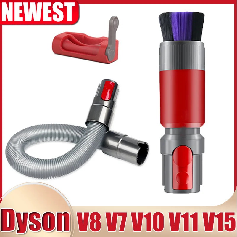 Premium Dust Removal Soft Brush with Self-Cleaning Nozzle Attachment