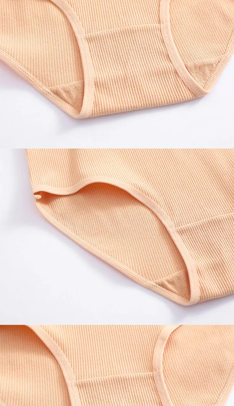 High Waist Panties - Cotton Briefs Set | Plus Size Breathable Lingerie for Women