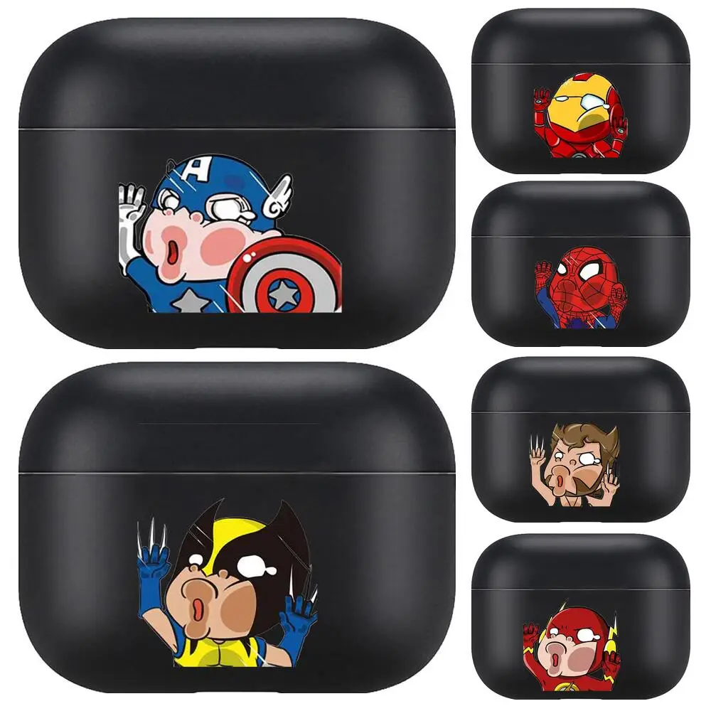 

2022 Avengers Marvel For Airpods pro 3 case Protective Bluetooth Wireless Earphone Cover for Air Pods airpod case air pod Cases