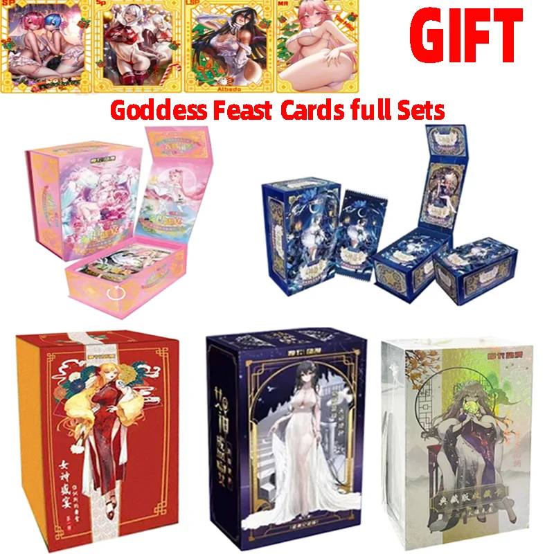 

2023 Newest Goddess Story Collection Cards Goddess Feast 5 Cards Feast Booster Box Tcg Doujin Toys And Hobbies Gift