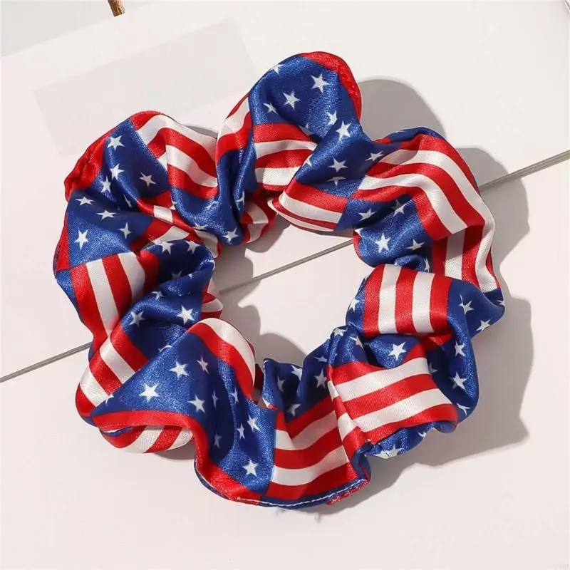 12 Pcs American Hair Bobbles Hair Scrunchies Ponytail Holder for Women Girl T4MB