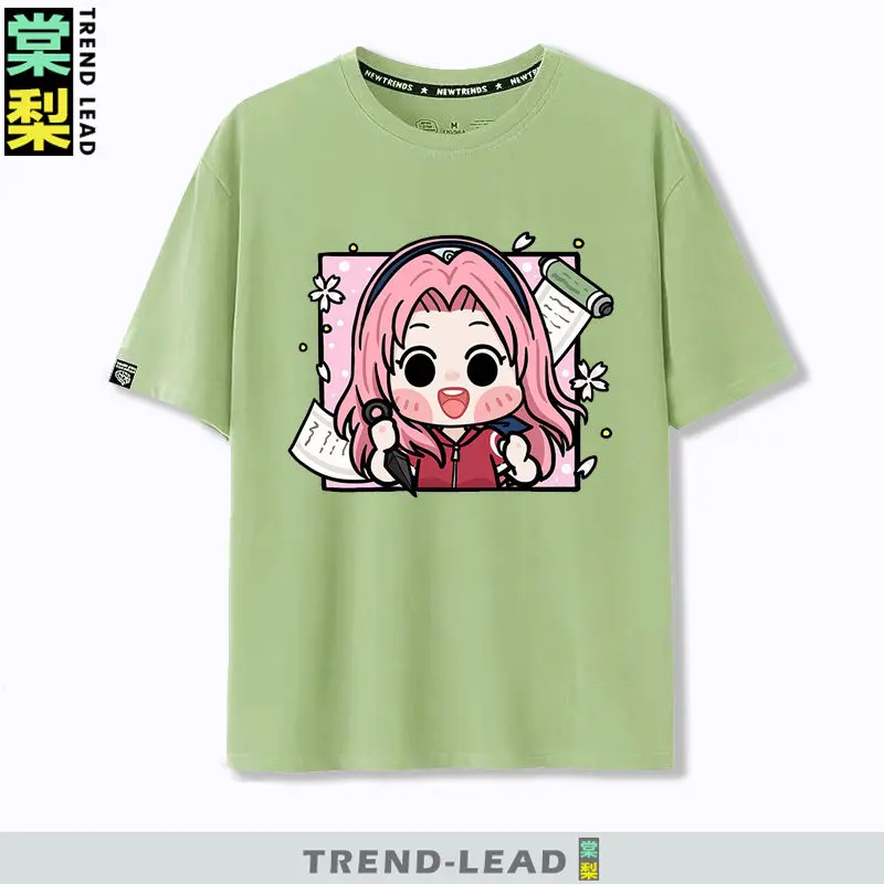 Kids' Trendy Naruto Cartoon Character Short Sleeve T-Shirt