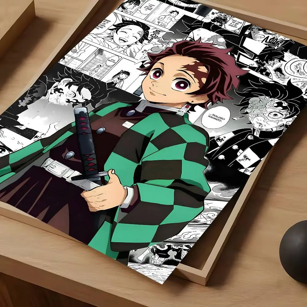 Anime D-Demon S-Slayer Poster, wasserdicht, Vintage-Filmposter, hochwertiger Wandkunstdruck für Raumdekoration, Geschenk – Detail 6
