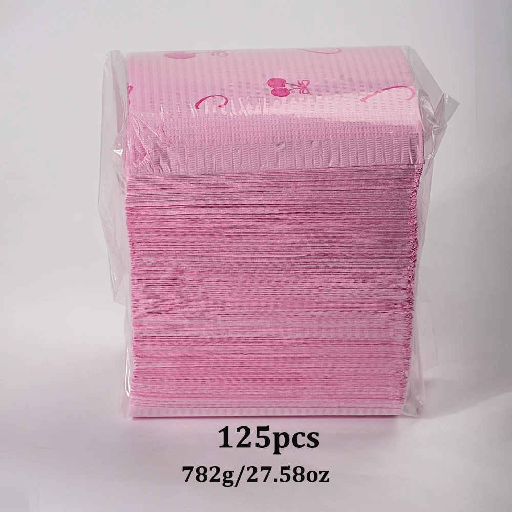 20/50/125 Stück Klimonla Rosa Einweg-Nageltischmatten mit zufälligem Muster, ideal für Maniküre und Nagelkunstschutz – Detail 28